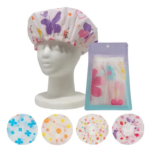 Cofia Baño Impermeable Elástica Nylon Poliéster FR Color