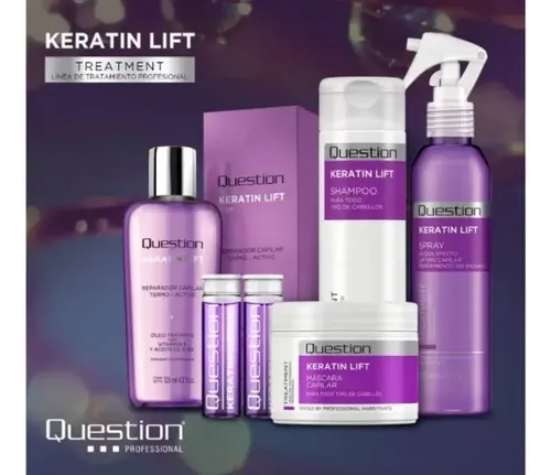 Kit Regalo Keratin Lift Shampo+mascara+spray  Question
