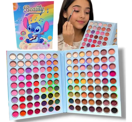 Paleta De Sombras Maquillaje Stitch 126 Colores
