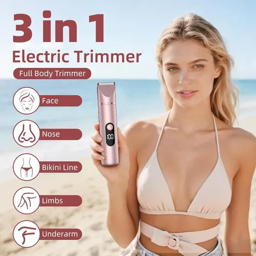 Depiladora Eléctrica Piel Suave Painless Bikini Y Facial