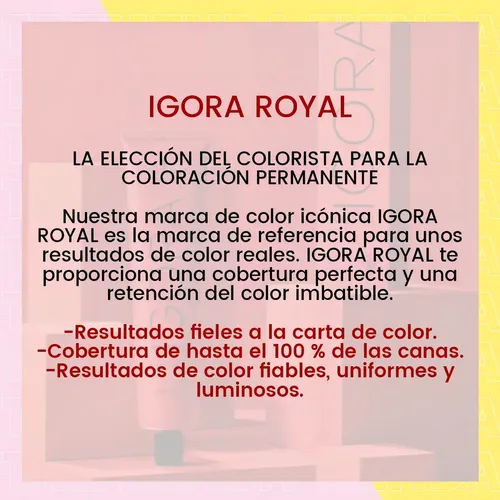 Igora Royal 9.5-1 Perla Coloración Schwarzkopf