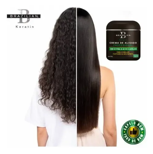 Alisado Sin Formol Brazilian Con Biotina Cabellos Tratados