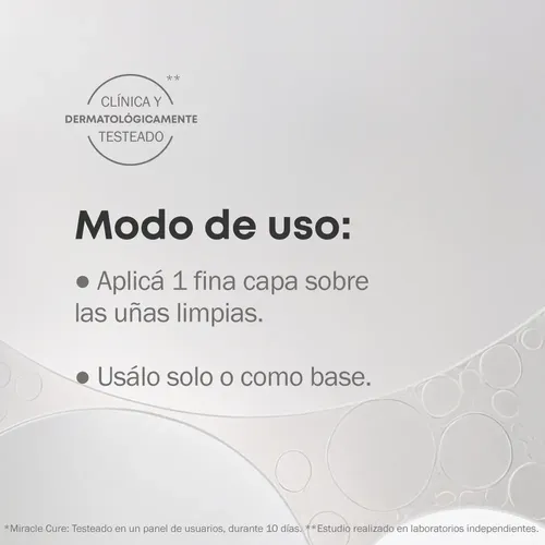 Tratamiento Fortalecedor de Uñas Sally Hansen Miracle Cure
