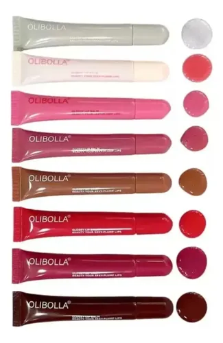 Labial Olibolla Gloss Larga Duración 8 Tonos