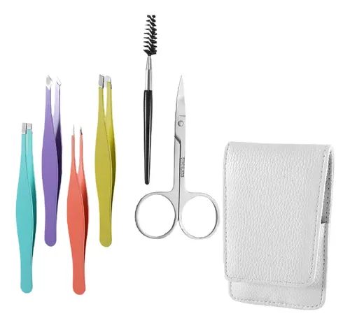 Set De Kit Portátil Para Depilar Cejas Tijeras Para Cejas