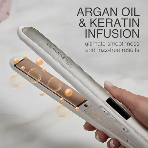 Plancha De Pelo Remington Shine Therapy De Cerámica De 1 Pul