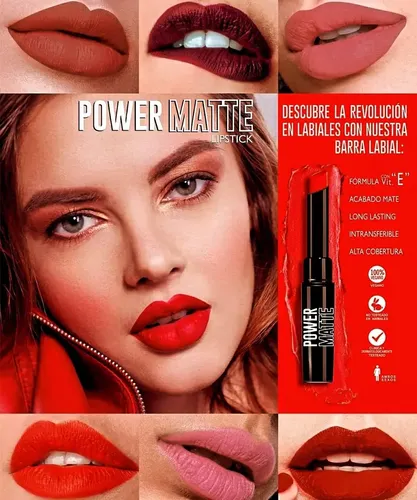 Idi Make Up Labial Power Matte Hipoalergenico