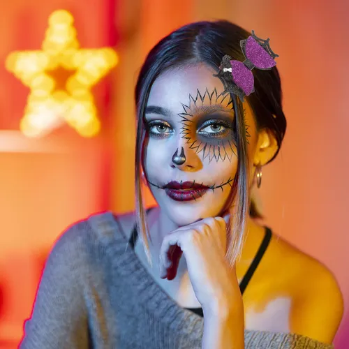 Pinzas Para El Pelo Con Lazo Para Halloween, 3 Unidades, Bro