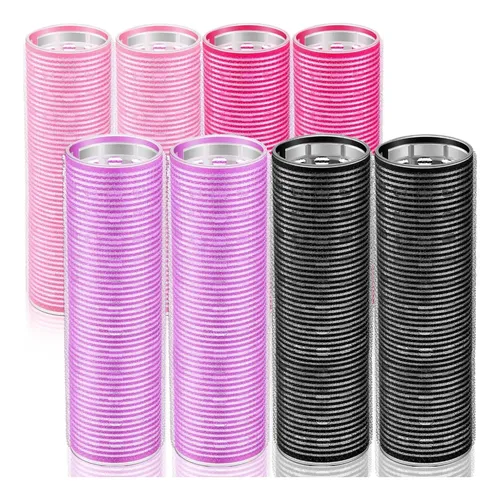 Willbond 8 Piezas Rulos De Cabello Largo Rodillo De Aluminio