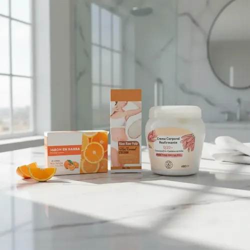 Crema Depilatoria Para Rostro Y Axilas, Crema Corporal Jabón