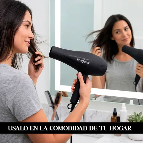 Secador De Pelo Profesional Frio Calor Secado Rápi Broksonic