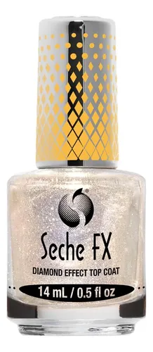 Secante Top Coat 2 En 1 Seche Fx Diamond Oro