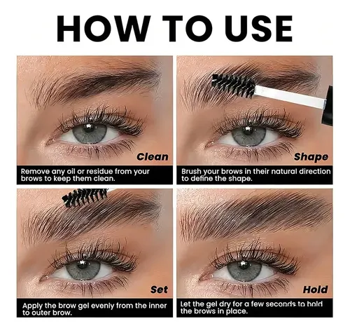 Gel Transparente Para Cejas Fijación Duradera Y .ccc3