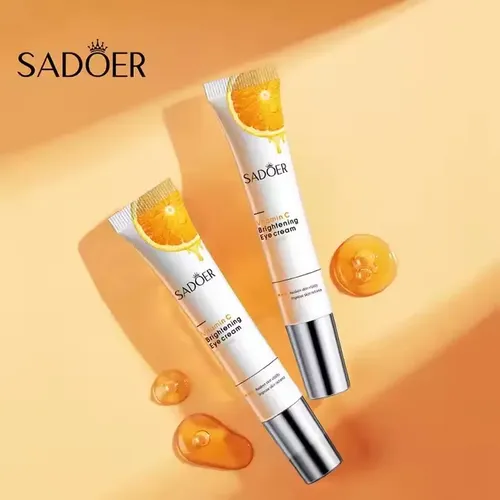 Crema Contorno Ojos Vitamina C Sadoer 20g Iluminadora Momento De Aplicación Día Noche Tipo De Piel Todo Tipo De Piel