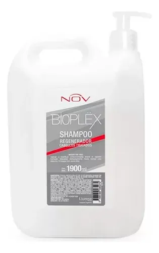 Shampoo Nov Bioplex Regenerador para Cabello Químicamente Tratado 1.9L