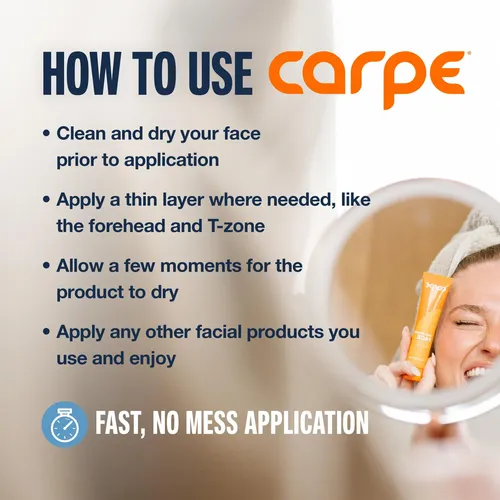 Loción Facial Carpe Absorbente De Sudor Y Control De Oleosid