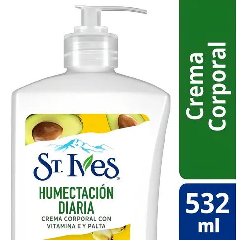 Crema para cuerpo St. Ives Humectación Diaria en dosificador 532mL