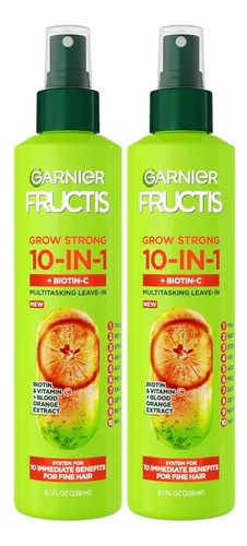 Spray Fortalecedor 10 En 1 Garnier Fructis Grow Strong 8.1