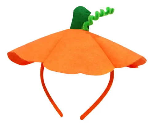 Diadema De Calabaza De Halloween Para Cosplay, Vid Verde