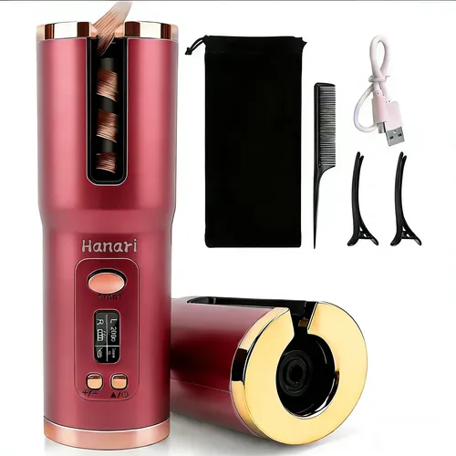 Rizador Automático Sin Cable 20mm Cerámico Hanari