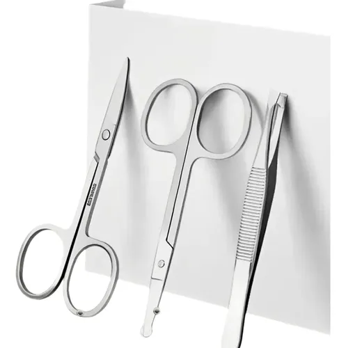 Set De 18 Piezas De Cuchillos Para Manicura Y Pedicura Acero