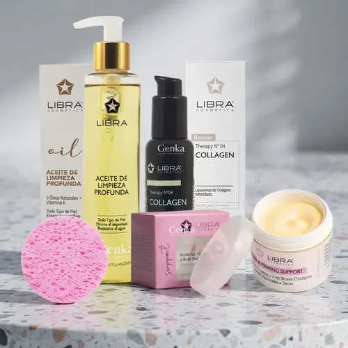Kit Rutina Skincare Piel Madura Anti Age Libra Cosmética