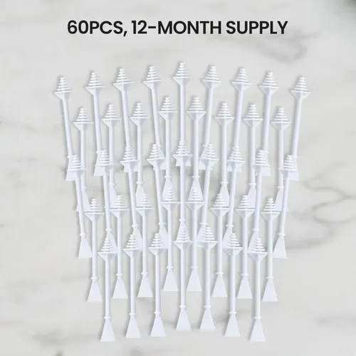 Palitos De Cera Para Vello Nasal Auzeal 60 Unidades Con Espá