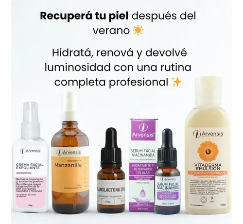 Rutina Facial Otoño, Reparación Y Nutrición, Skincare Arvens