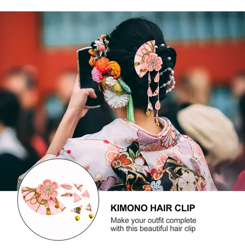 Pinza Para El Pelo Japonés Con Borlas Para Kimono Para Mujer