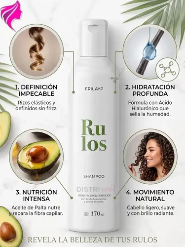 Kit Rulos Frilayp Shampoo + Acond X370ml Mascara X240ml