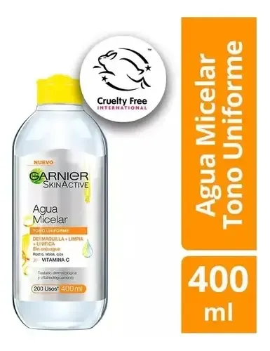 Agua Micelar Garnier Skin Active Vitamina C 400ml