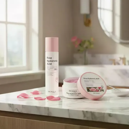 Combo Skincare Bioaqua Tónica Rosa + Eye Parks
