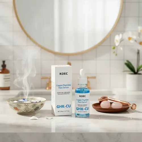 Serum Ghk Cu Koec Peptidos De Cobre 30ml Acido Hialuronico