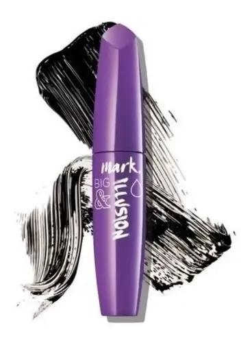 Máscara De Pestañas Avon Mark Big & Illusion Negro Intenso