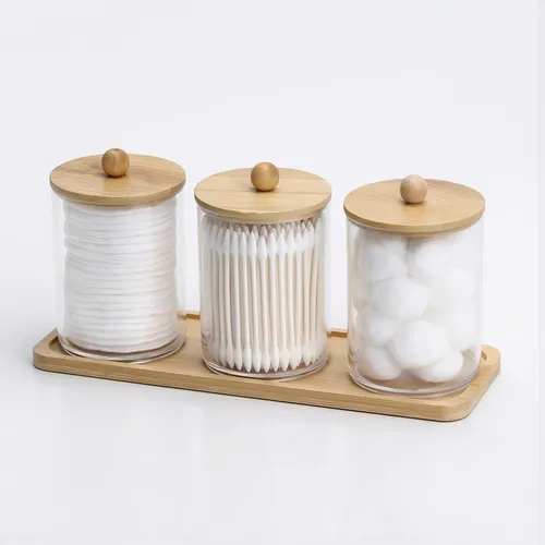 Para El Hogar Organizador De Cosméticos Tres Envases Transpa