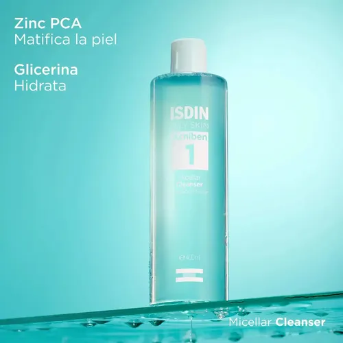 Limpiador Desmaquillante Facial Micellar Cleanser Acniben 400Ml Isdin