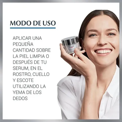 Crema de Día para piel seca FPS15 Eucerin Hyaluron-Filler para piel seca de 50mL 30+ años
