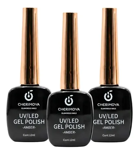 Esmalte Gel Polish Uv/led Efecto Amber-jelly Cherimoya 12ml 003