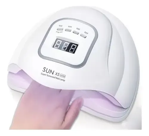 Cabina Sun X5 MAX 110W Rosa LED UV con Temporizador y Sensor Automático