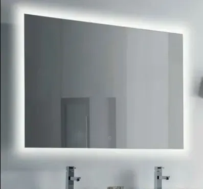 Espejo Baño Led Rectangular 60 Cm Luz Fría New Cristal