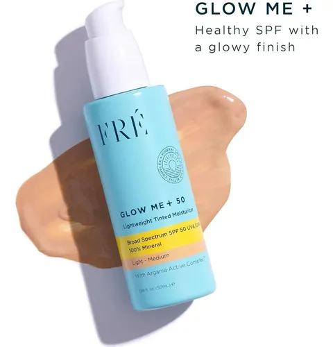 Protector Solar Facial Fré Glow Me+ 50 Hidratante Mineral