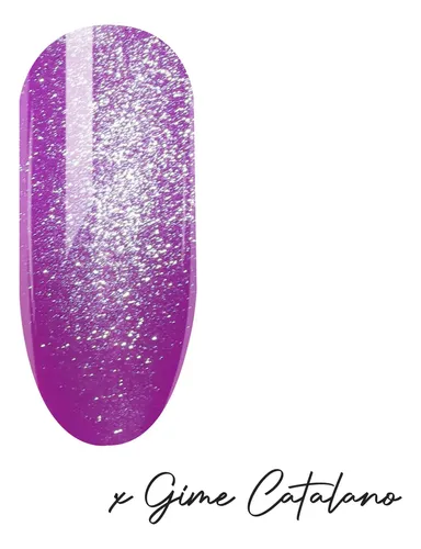 Esmalte Semi Bompassy 15ml Crystal Cat Eye X Gime Catalano Color Amethyst