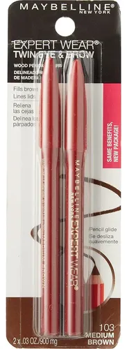 Lápiz Doble Para Cejas Y Ojos Maybelline Expert Eyes