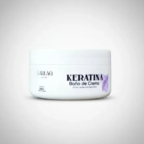 Baño De Crema Keratina Hidratacion Regeneracion Carlaq 250gr