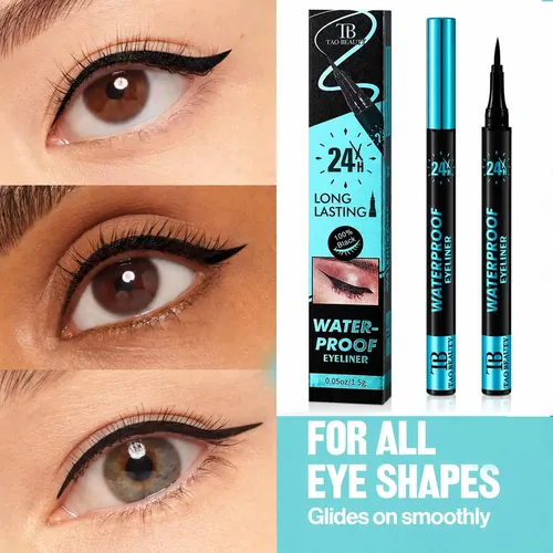 Delineador De Ojos Waterproof Larga Duración 24 Horas