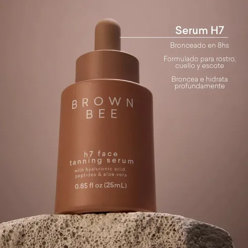 Autobronceante Serum Facial Con Acido Hialuronico Brown Bee
