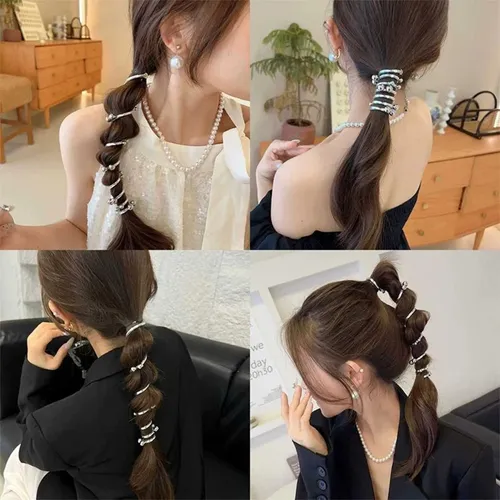 4 Cintas Para El Pelo En Espiral, Elásticas Y Suaves Que No