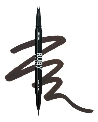 Lápiz De Cejas Waterproof Dual De Tinta Líquida Marrón