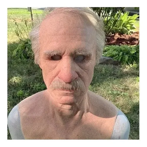 Máscara De Peluca Realista 3d Para Adultos Carnaval Hallowee