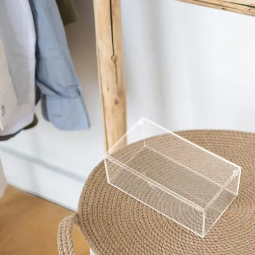 1×lavandería Caja De Acrílico Tapa Secadora Soporte